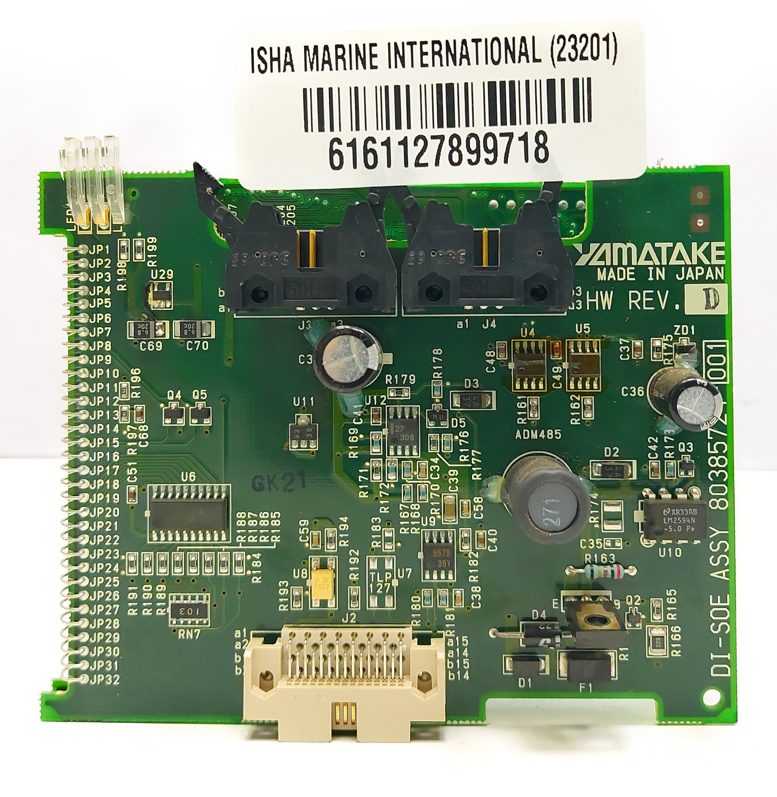 Yamatake 80385724-001 DI-SOE ASSY Circuit Board