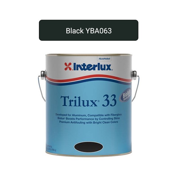 Interlux  Trilux 33 Antifouling Bottom Paint Black 1 Quart YBA063Q