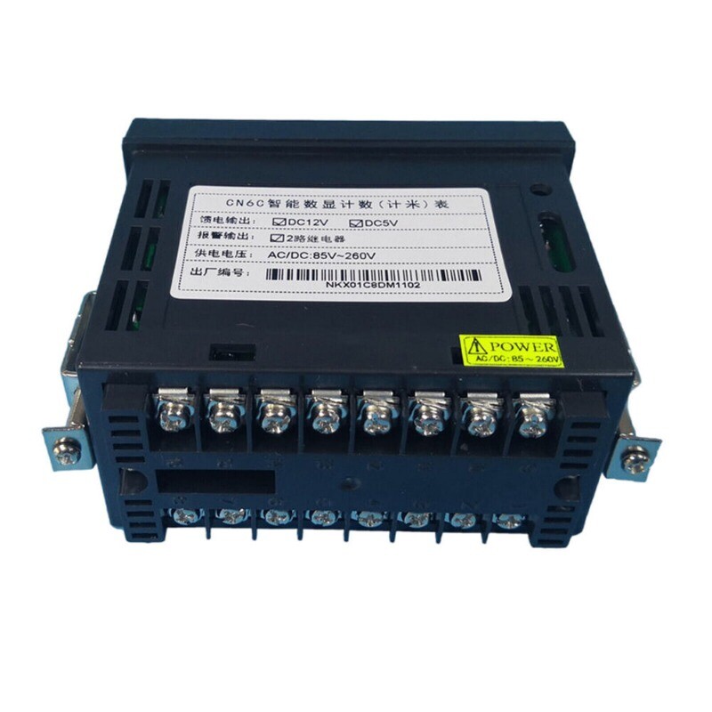 6-Digital Multifunctional LED Counter Grating Encoder Display Meter Relay COOL