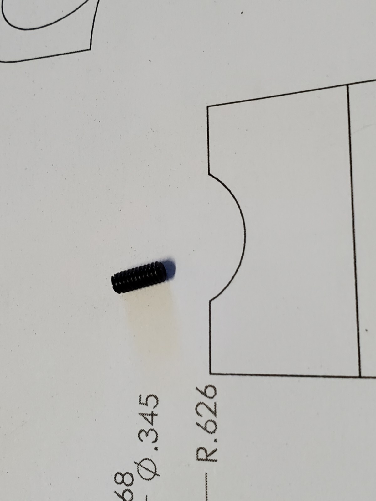 1 Sheridan/Benjamin rear sight elevation  set screw