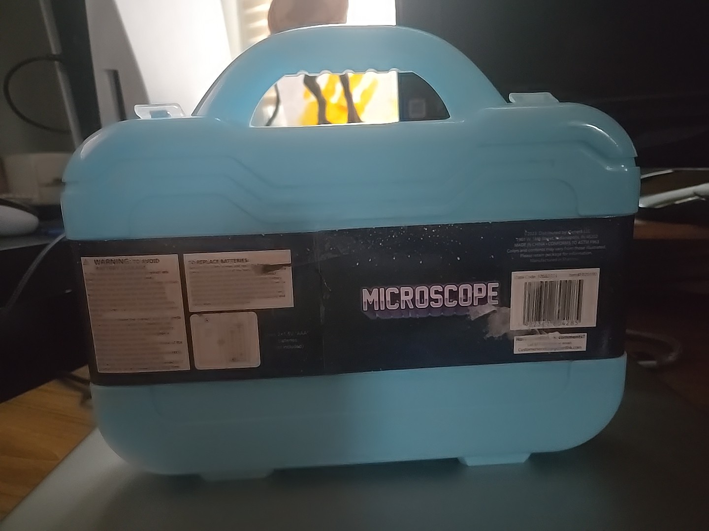Microscope Science Kit Kids Starter Compound Microscope Portable Science Kit