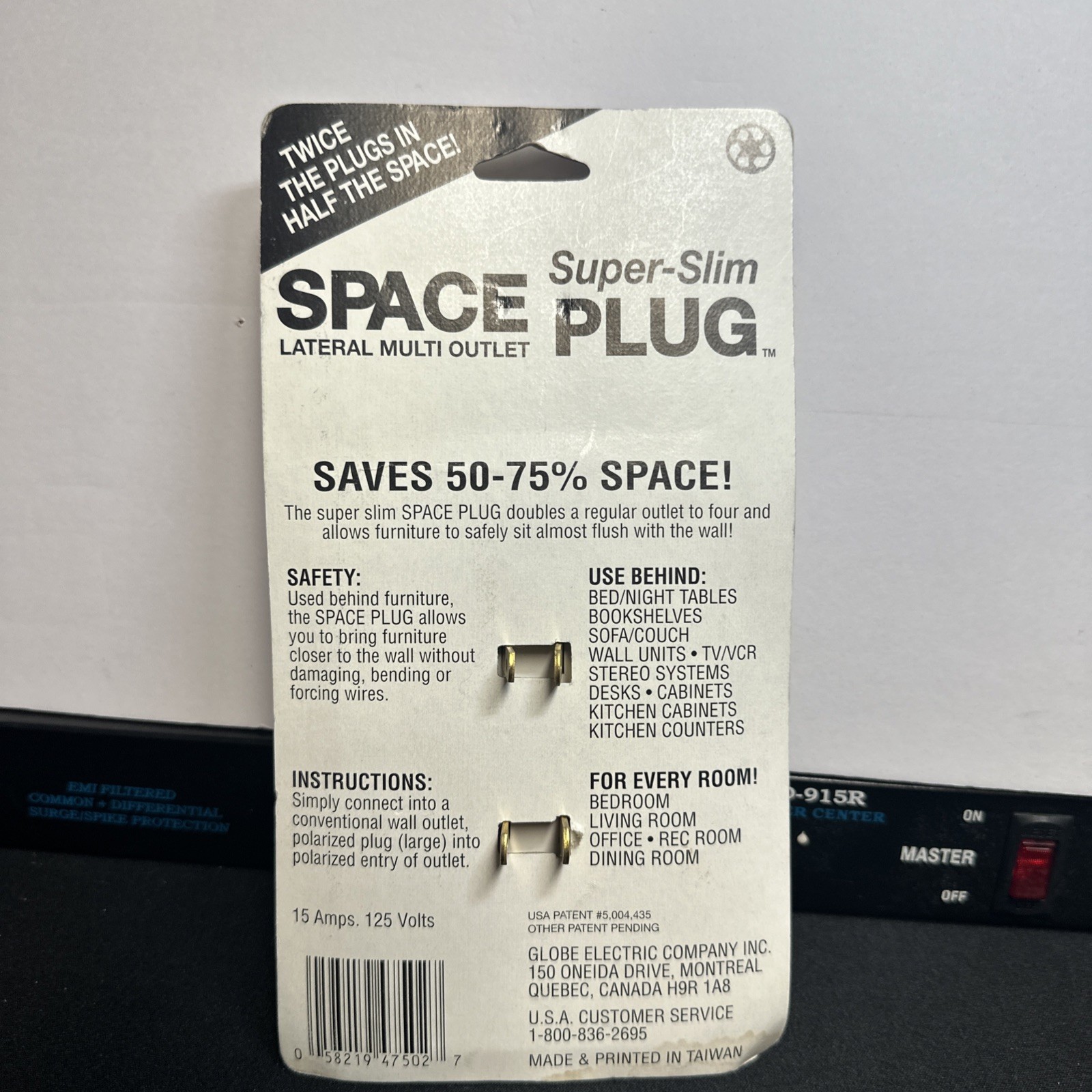 space saver outlet, 2 into 4