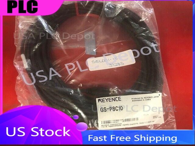 Keyence GS-P8C10 CABLE STANDARD M12 10M GS 10M (Brand New)  US Free TAX