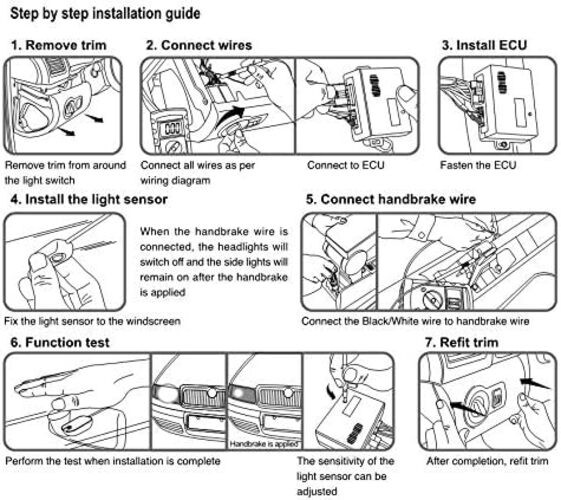 Automotive Auto Light Sensor System Safety Accessories Automatically Control