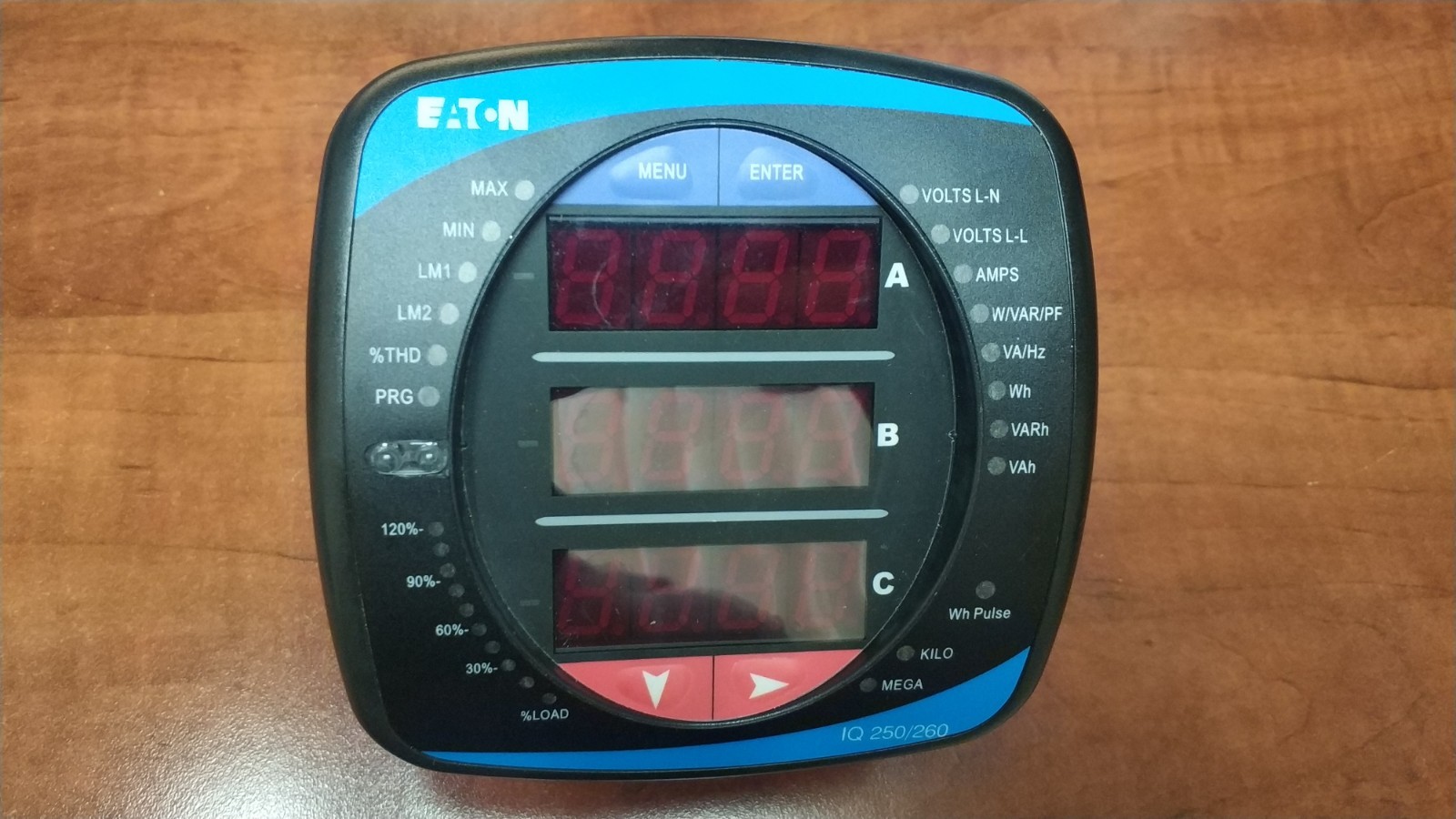 Eaton IQ250MA65140 Power Meter - IQ 250 w/ Display & Analog Outputs