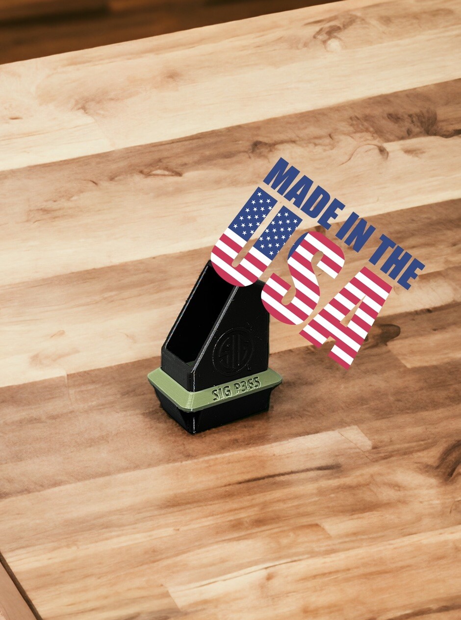 Sig Sauer P365 Speed Loader Black Green Line 9mm SpeedLoader Mag Loader Army