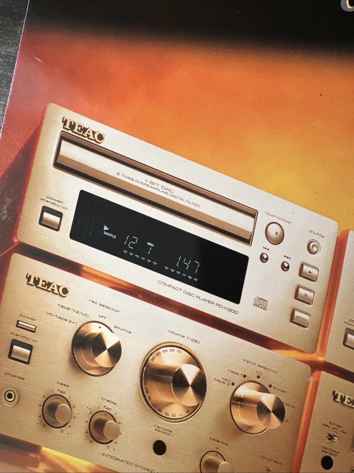 Teac Reference 300 Series Dealer Brochure Specification Sheet ￼