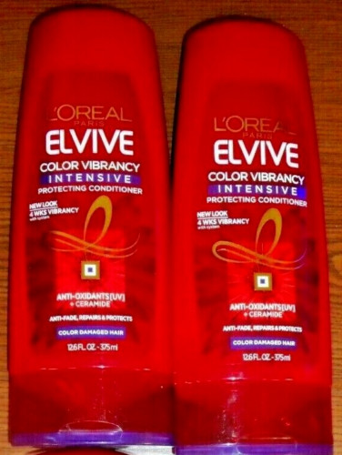 2 Pack L'Oreal Elvive Color Vibrancy 12.6 oz. Intensive Protecting Conditioner