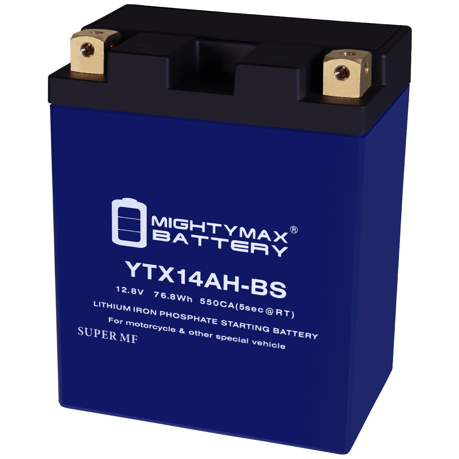 Mighty Max YTX14AH-BS Lithium Battery Replaces Polaris 400 Ranger 4x4 HO 10-14