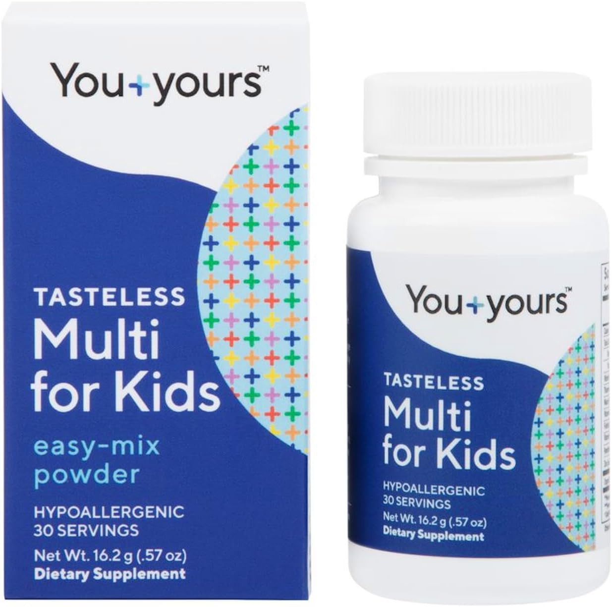 Tasteless Multivitamin Powder for Kids + Toddlers- No Sweeteners, Flavors, Color