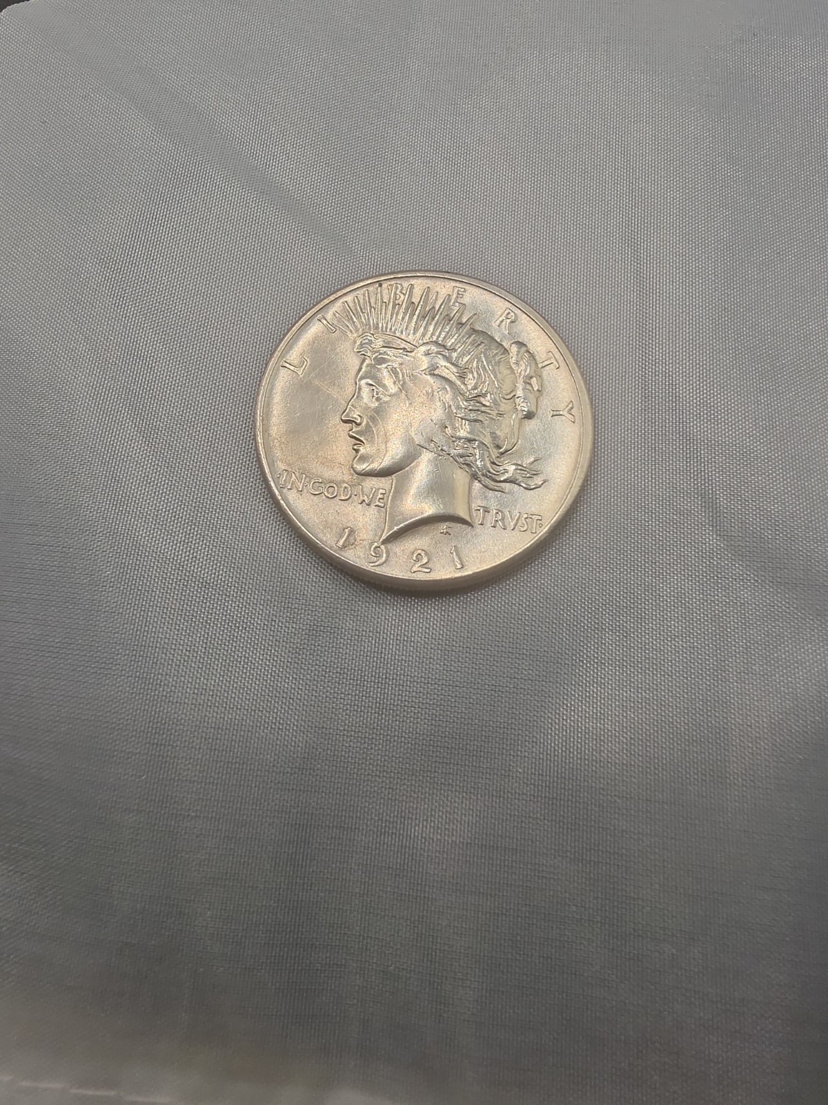 1921 high relief peace dollar LUSTER!!