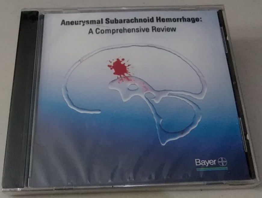 Aneurysmal Subarachnoid Hemorrhage: A Comprehensive Review CD-ROM NEW SEALED OOP
