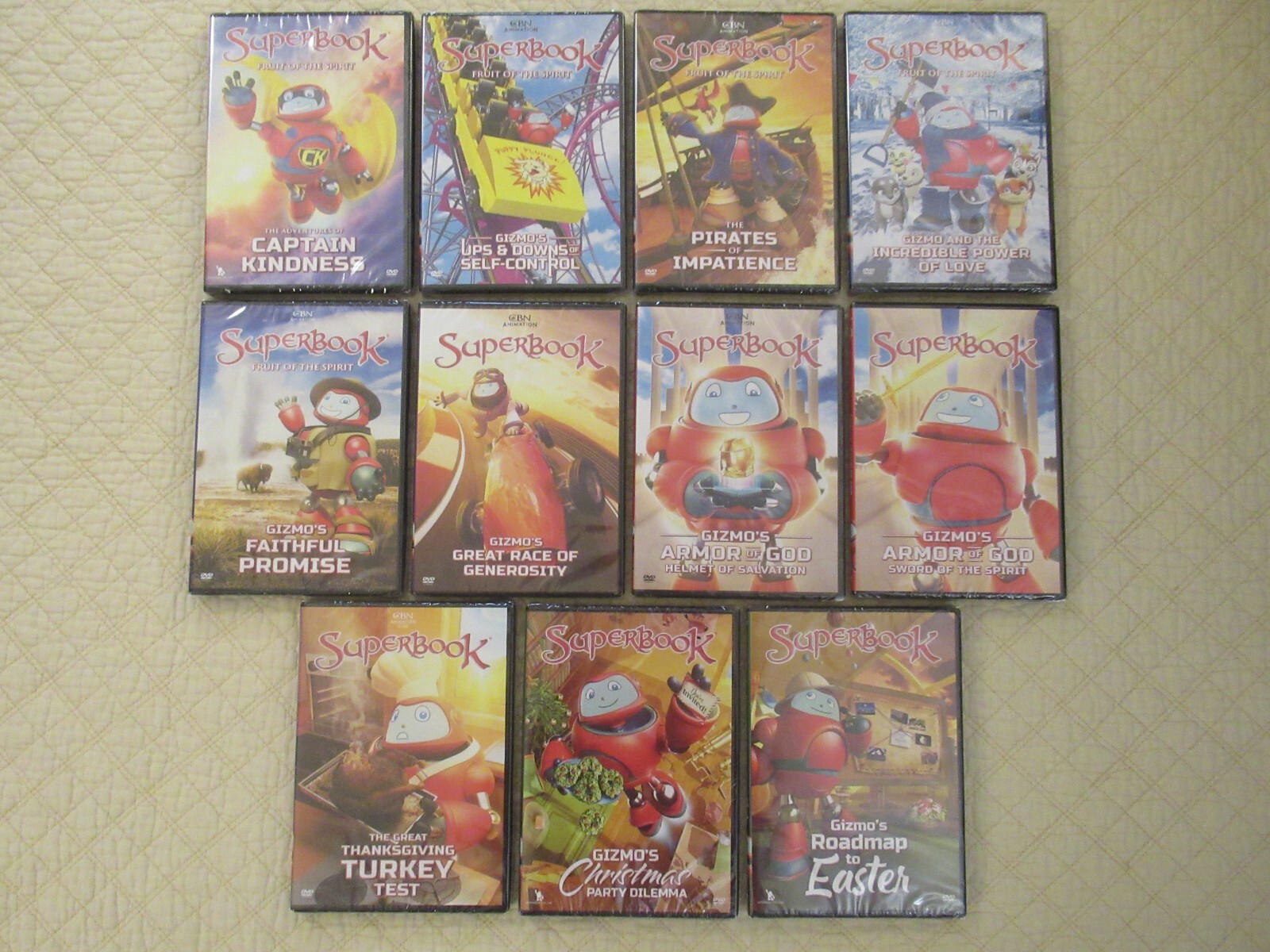 CBN SuperBook  - Gizmo - Lot of 11 DVDs