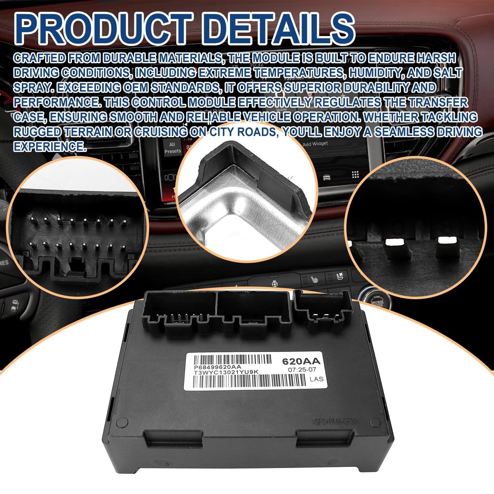 68499620AB 68499620AA Transfer Case Module Dodge Durango Jeep Grand Cherokee WK