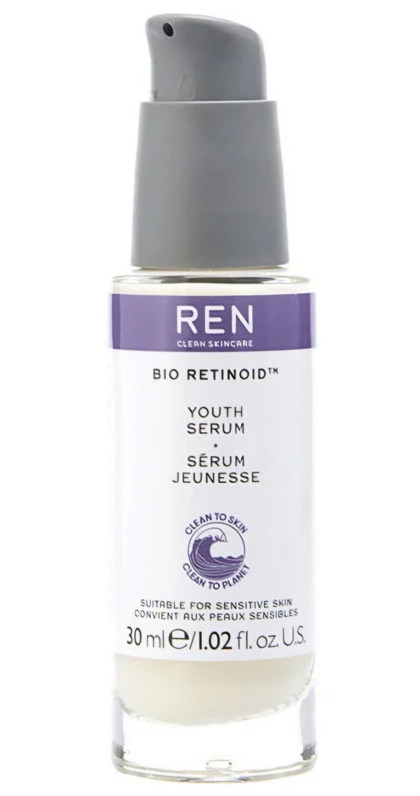 REN Clean Skincare Bio Retinoid YOUTH SERUM 1.02oz/30mL FULL SZ NWOB