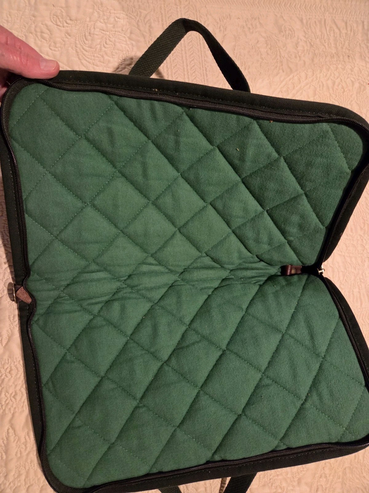 Boyt Green Large Gun Case. 16"X9".