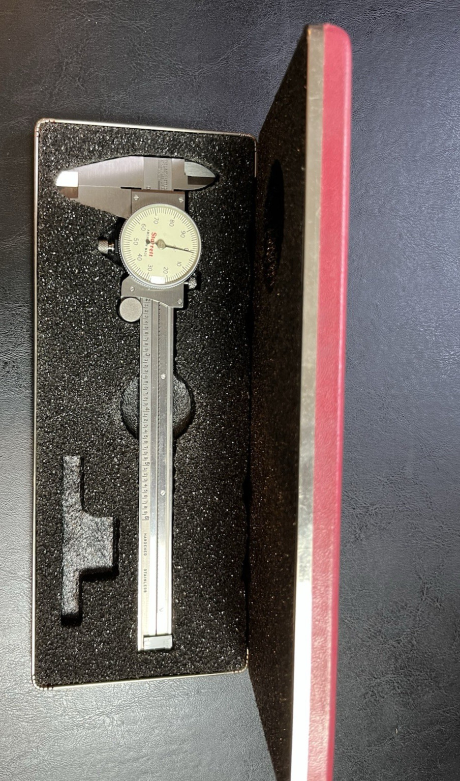 Vintage Starrett 120A-6 6" Dial Caliper USA Machinist Tool