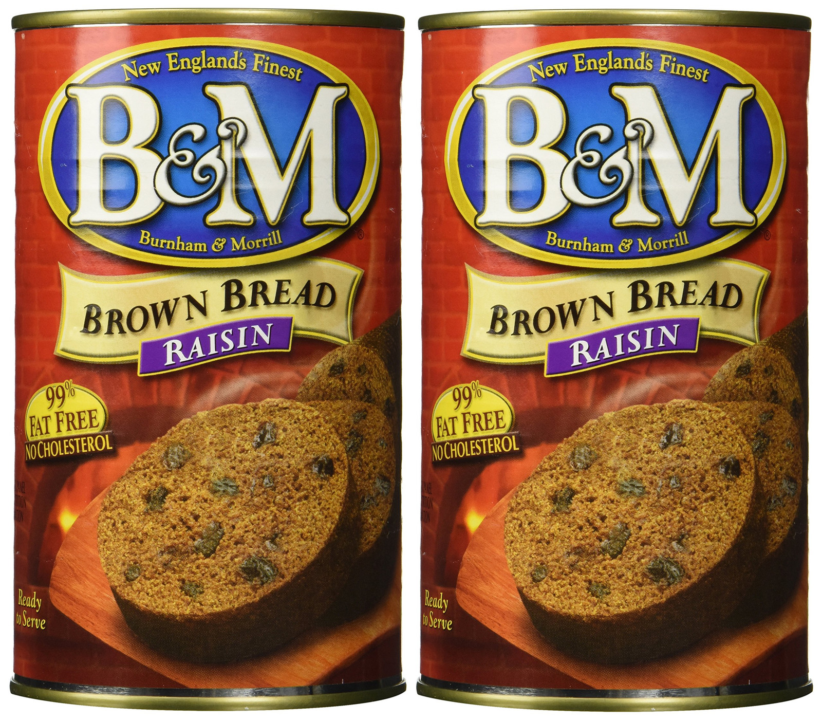 B & M BREAD BROWN RAISIN 16 oz Pack of 2