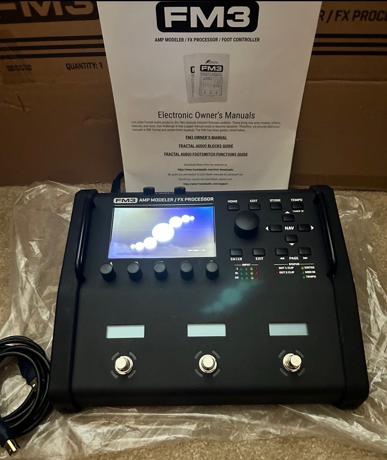 Fractal FM3 Amp Modeler / FX Processor