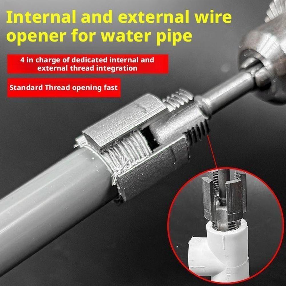 Integrated Internal & External Pipe Threading Tool,PVC Pipe Thread Cutting Tool