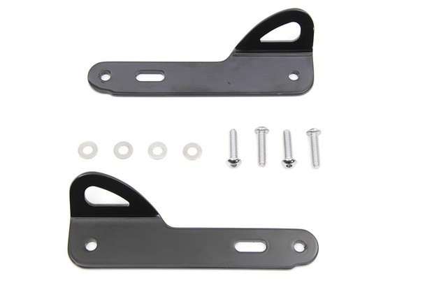 V-Twin motorcycle tie down bracket 14-up  (black) 50-0623