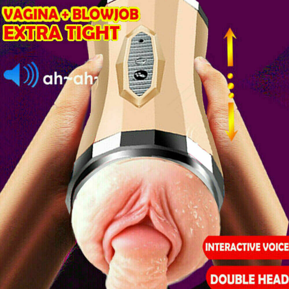 Automatic Handsfree Male Masturbater Cup Stroker Pocket-Pussy Toy Men Lubricants