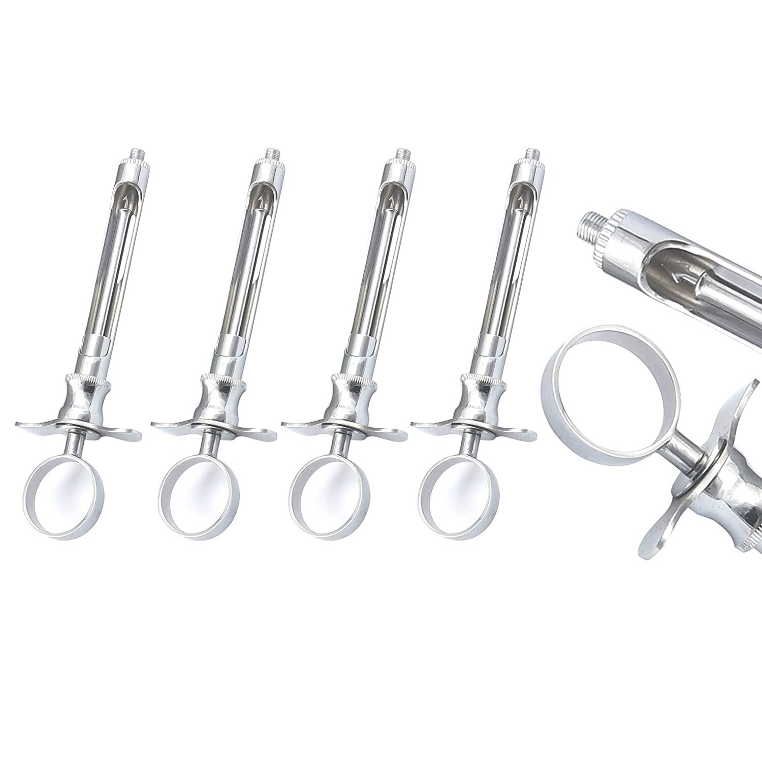 4 Pcs Dental Instrument Aspirating Syringe cartridge type A 2.2ml New