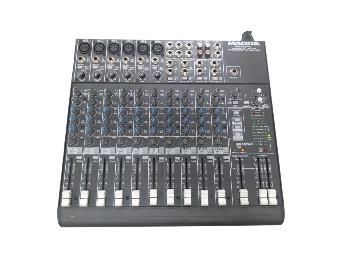 Mackie 1402-VLZ Pro 14 Channel Mic/Line Mixer - Free Shipping