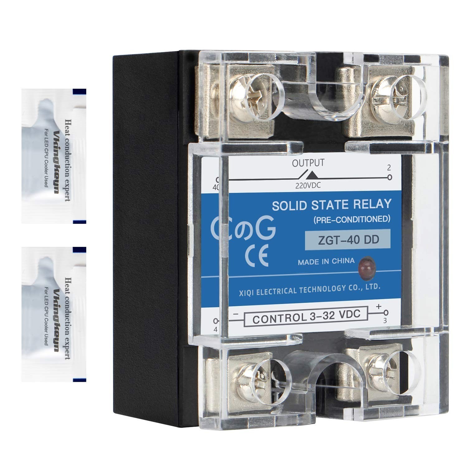 CGELE SSR-25DD Solid State Relay 25A DC to DC Input 3-32V