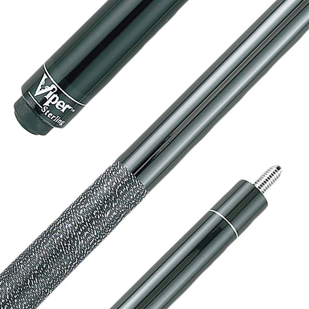 Viper Elite Series Metallic Black Wrapped Pool Cue 18 oz.
