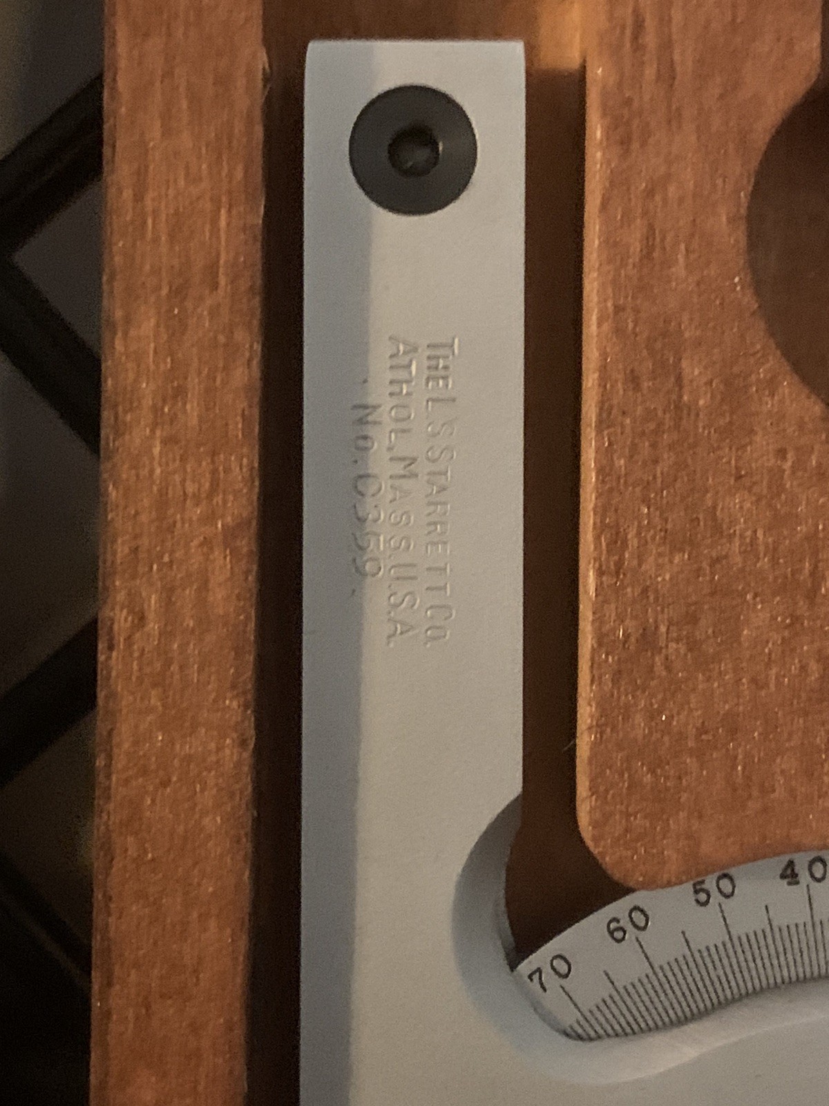 Vintage STARRETT C359FZ Precision Universal Bevel Vernier Protractor