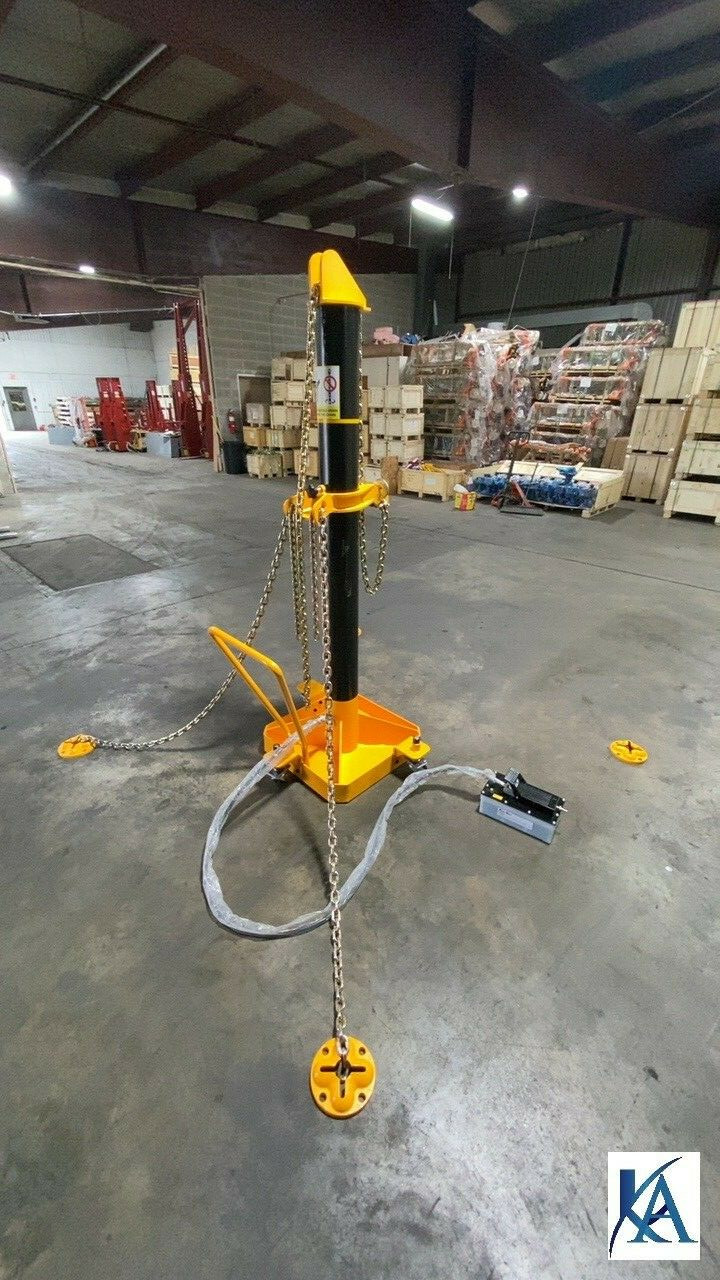 10 TON Portable Puller Auto Body Frame Machine FREE CHAINS,ANCHOR POTS,FOOT PUMP