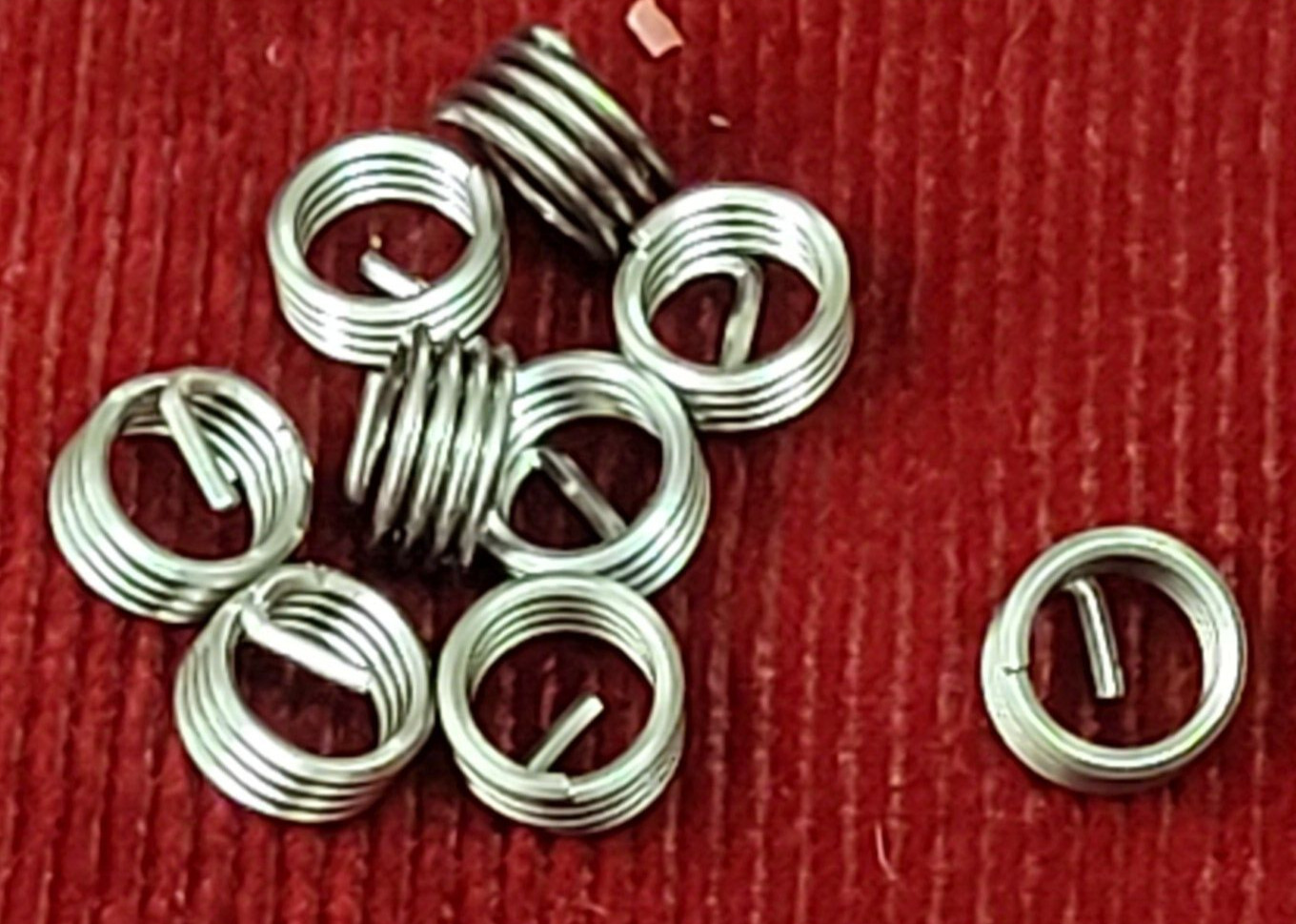 208-F1-0190 10-32 X .0190 Thread Repair Inserts LOT OF 10 Perma Coil Fits Heli