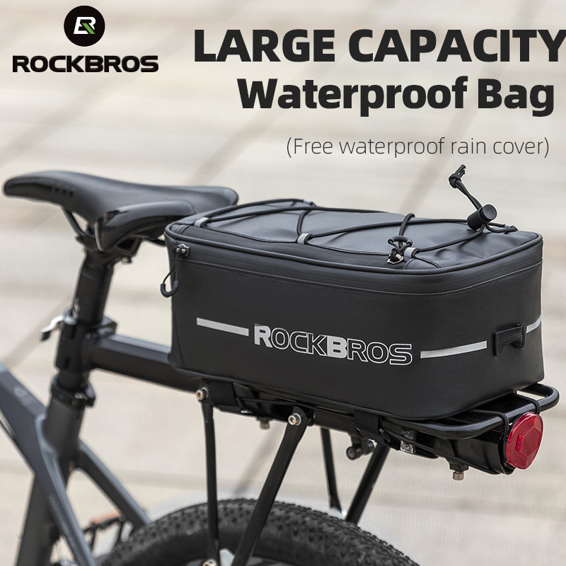 ROCKBROS 9L Bicycle Rack Bag Travel Trunk Bag Seat Pannier Luggage Carrier