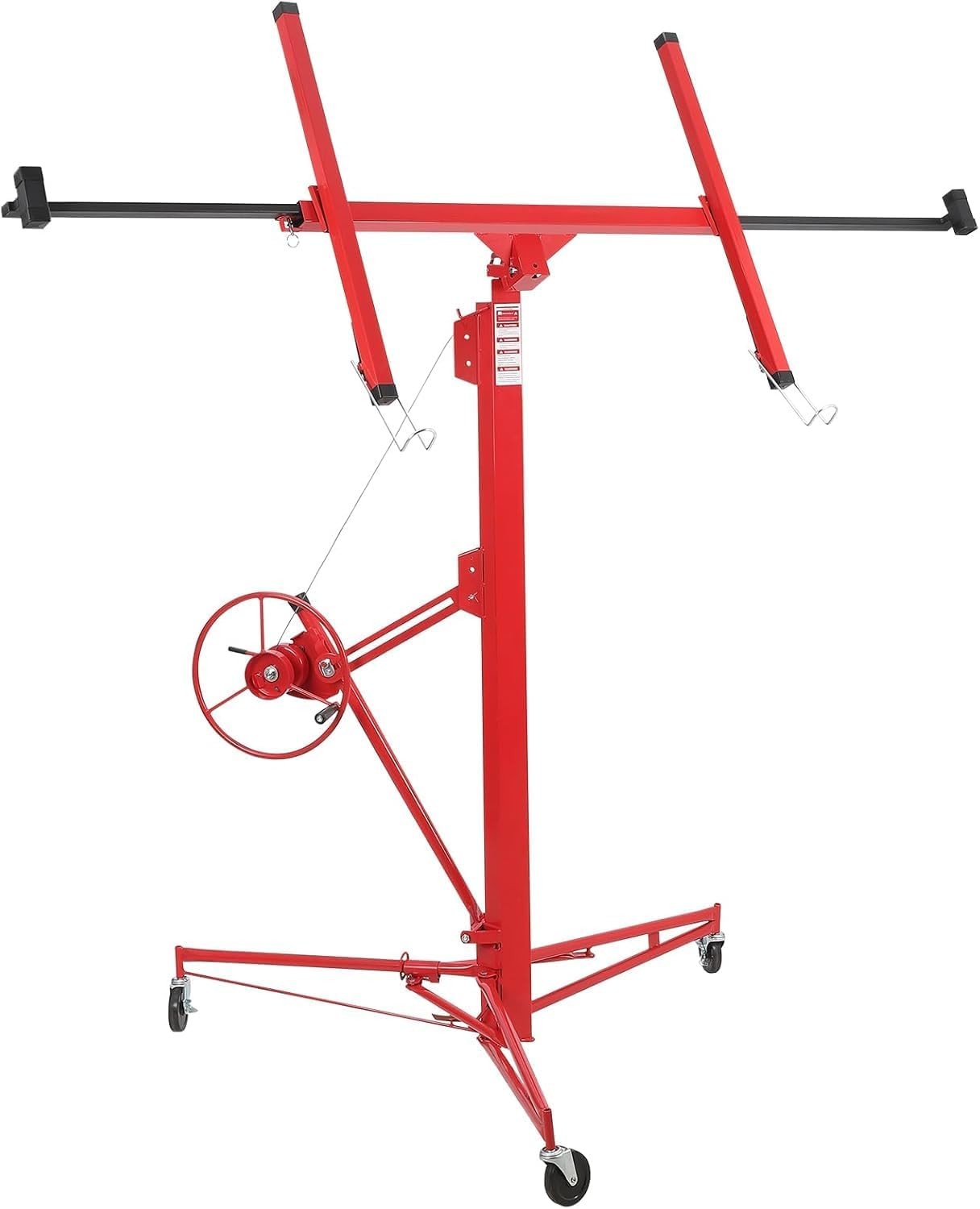 16 FT Drywall Lift Panel Rolling Hoist Plasterboard Jack Lifter Sheetrock Tool