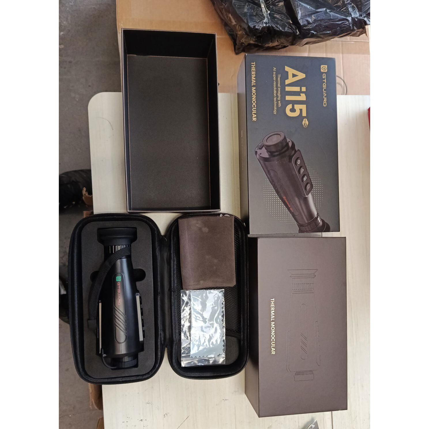 AI15 Thermal Monocular Imager Scope AI Super Resolution 384*288 Digital Camera