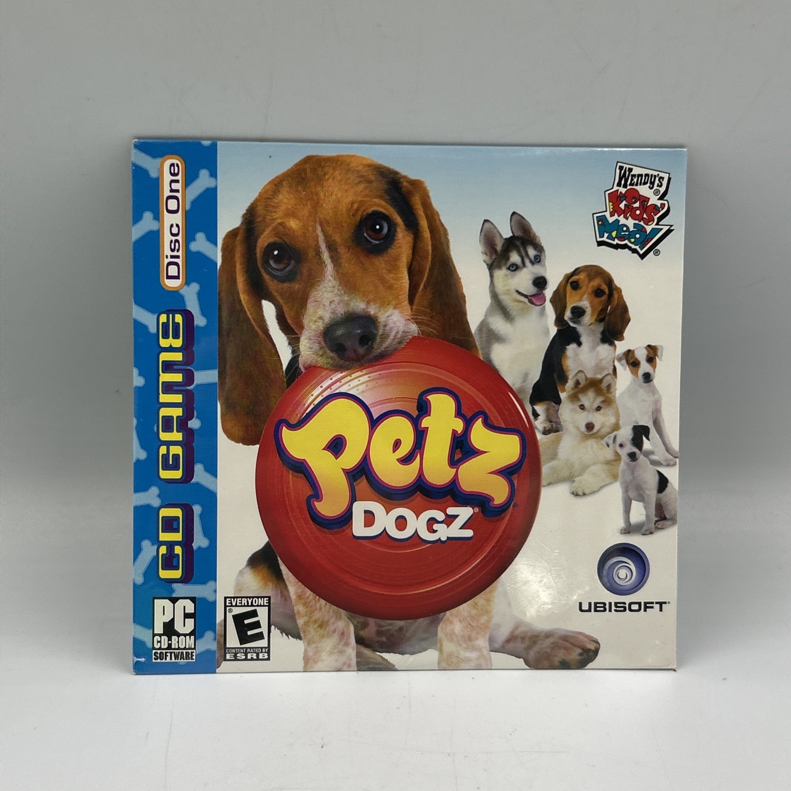 Petz Dogz CD ROM Ubisoft Disc One PC Wendy's Kids Meal Game Promo Rare 2006 NEW
