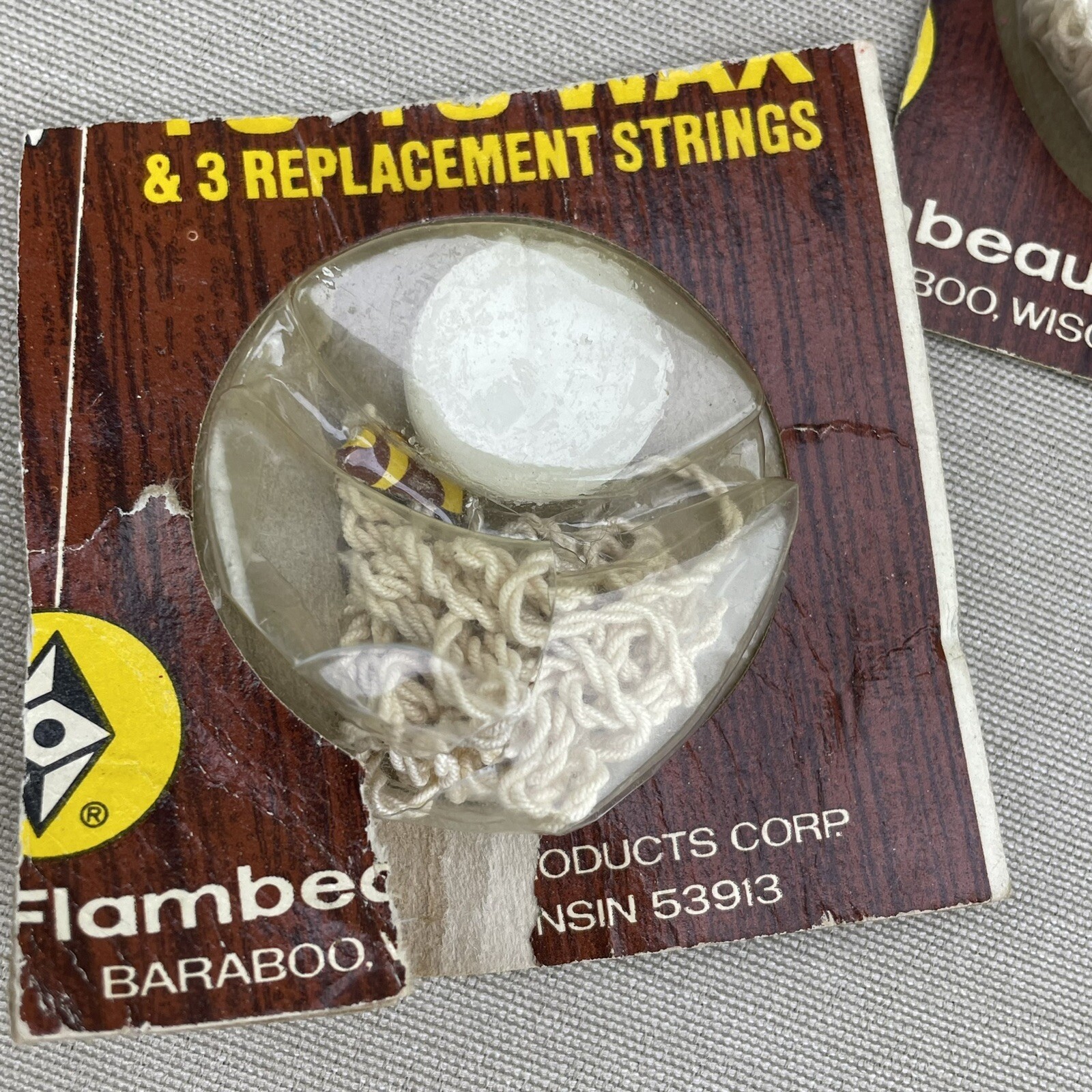 Duncan Yo-Yo Wax & Replacement Strings Vintage Flambeau