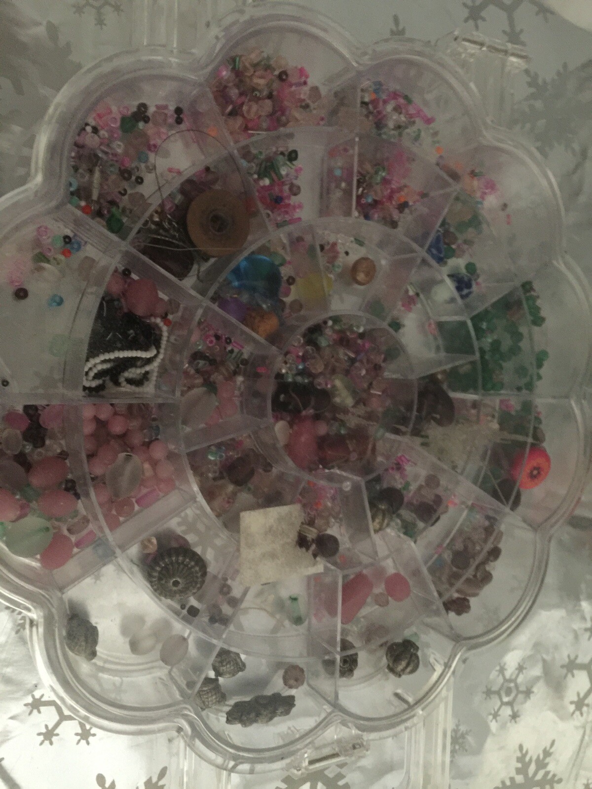 ❤️Jewelry Beads Crafting Multisize Carry Case With Handle Unfinished Project
