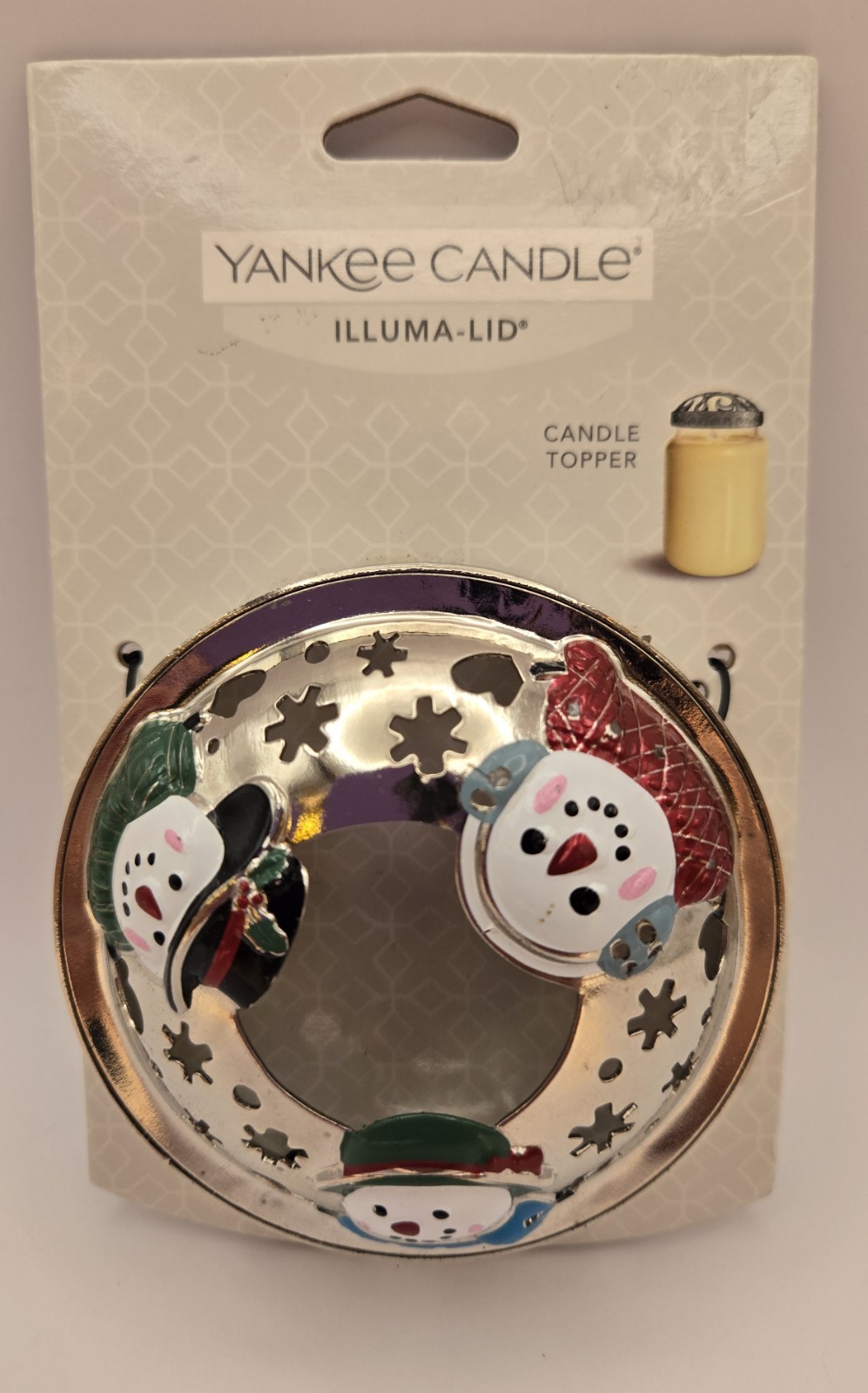 Yankee Candle Snowman Jar Topper