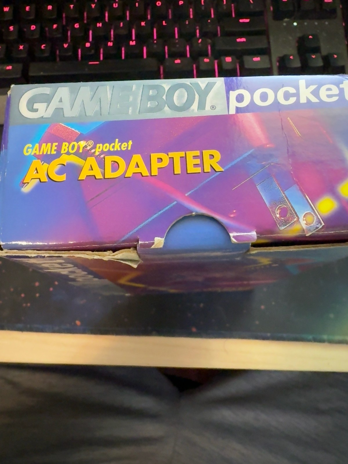 Nintendo Game Boy Pocket AC Adapter Box & Insert ONLY No Adapter OEM Authentic