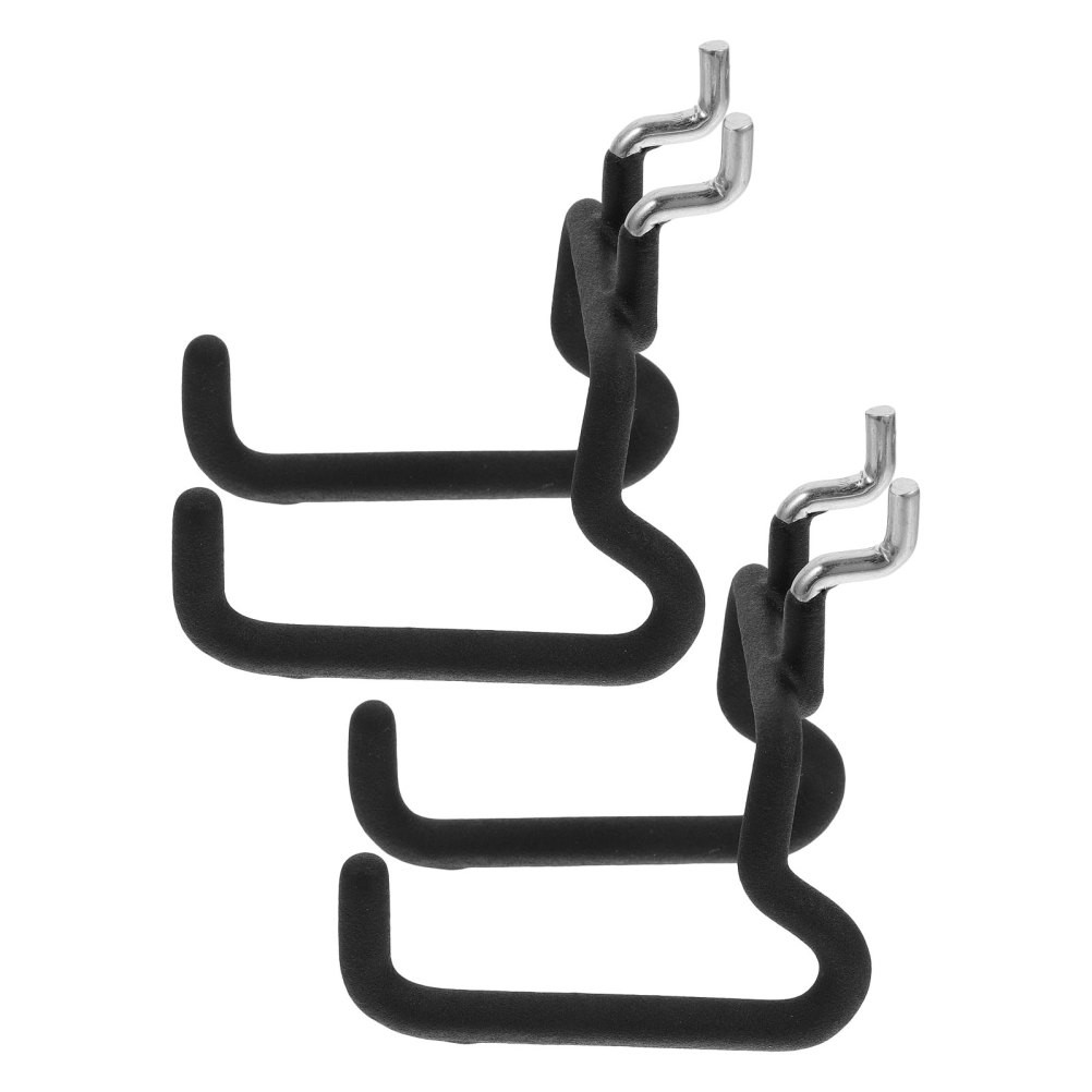2pcs Universal Peg Board Hooks, Anti-Slip Metal Perforated Board Hooks, Craft