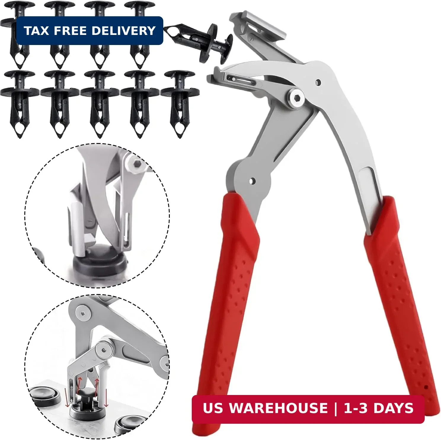 Car Clip Pliers, Panel Clip Removal Tool, 2026 New Professional Auto Clip Remova