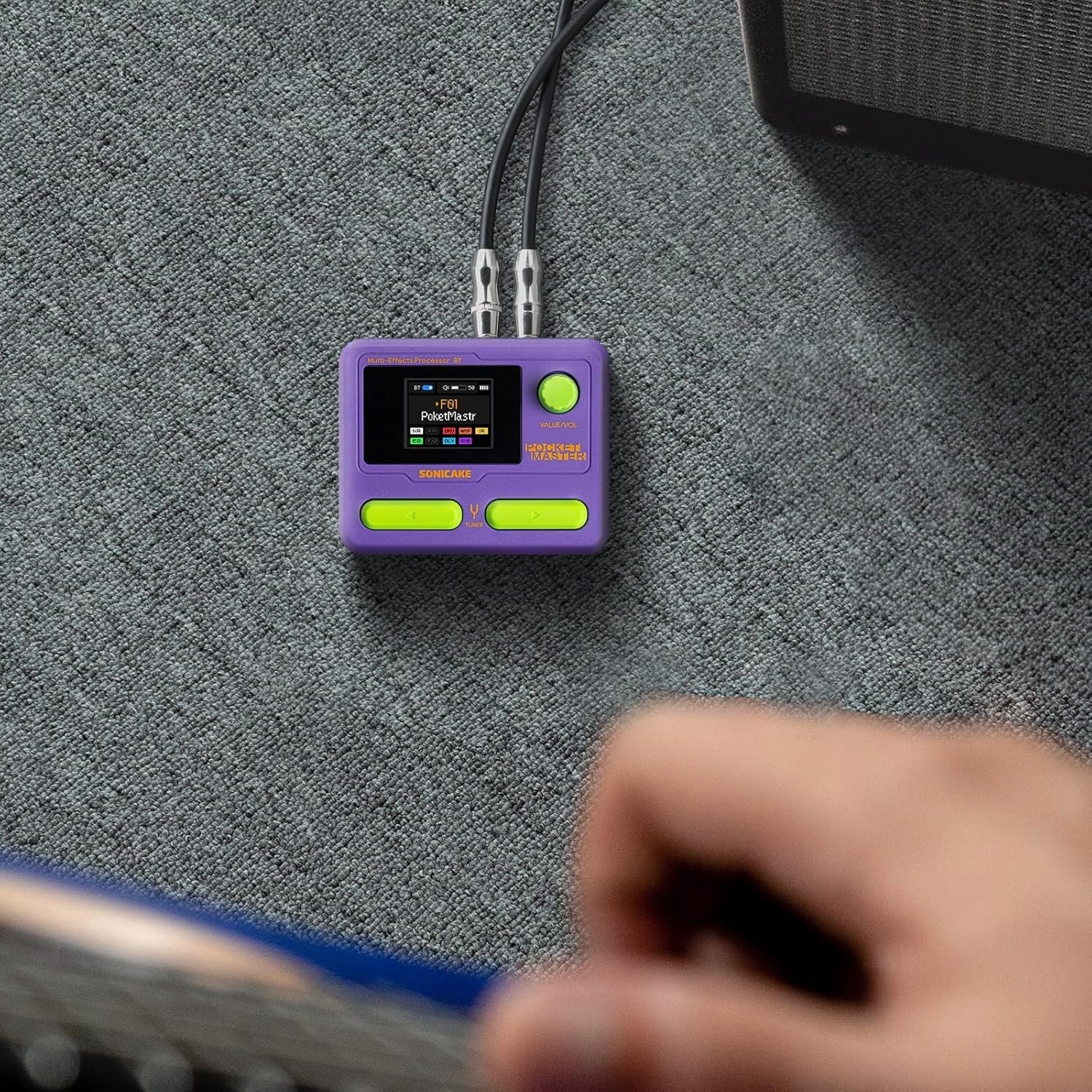 Purple Multi Effects Pedal, USB Audio Interface