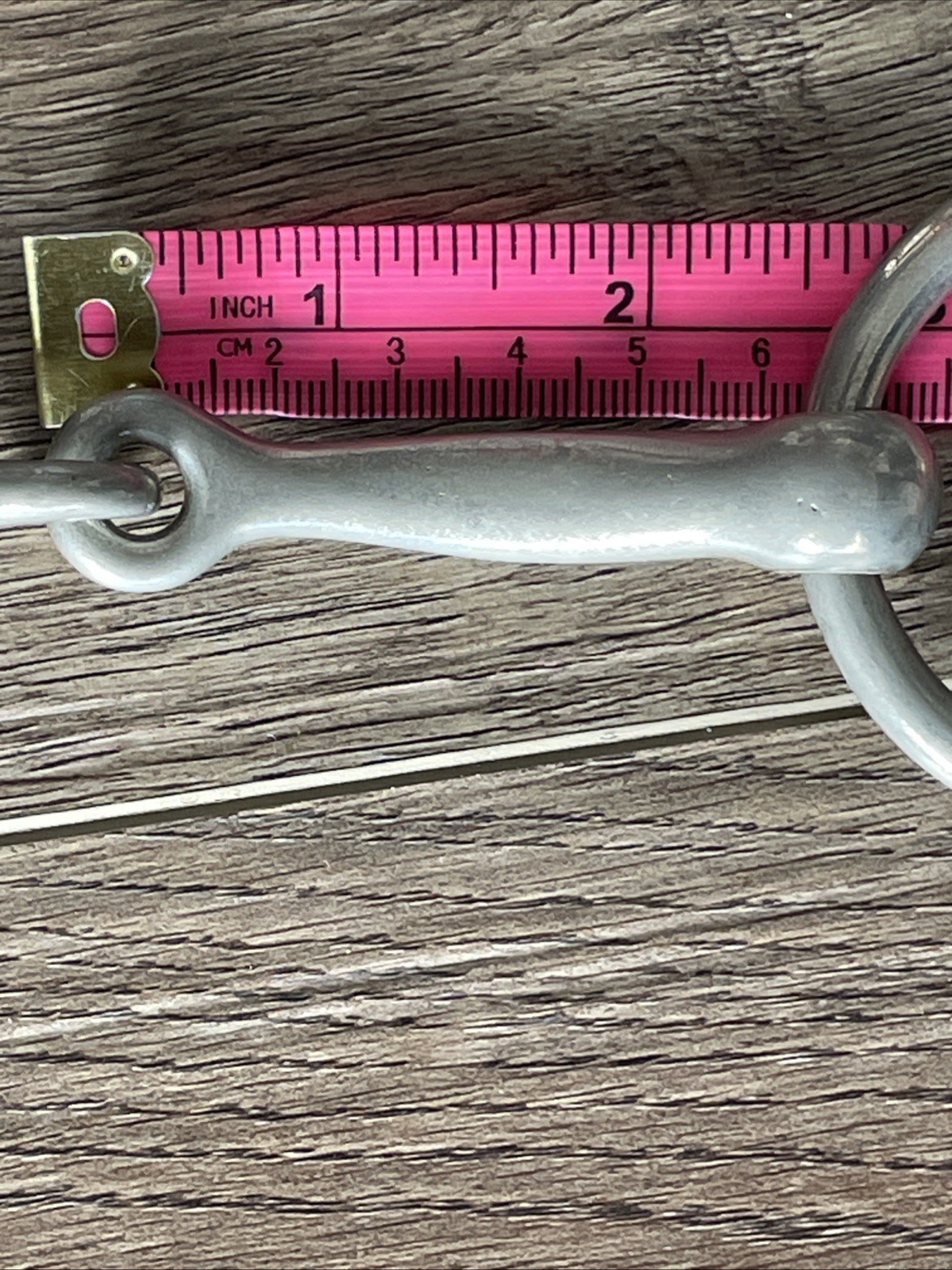 Loose Ring Stainless Steel Jointed Snaffle Bit 9 Inches Total Length (See Pics)