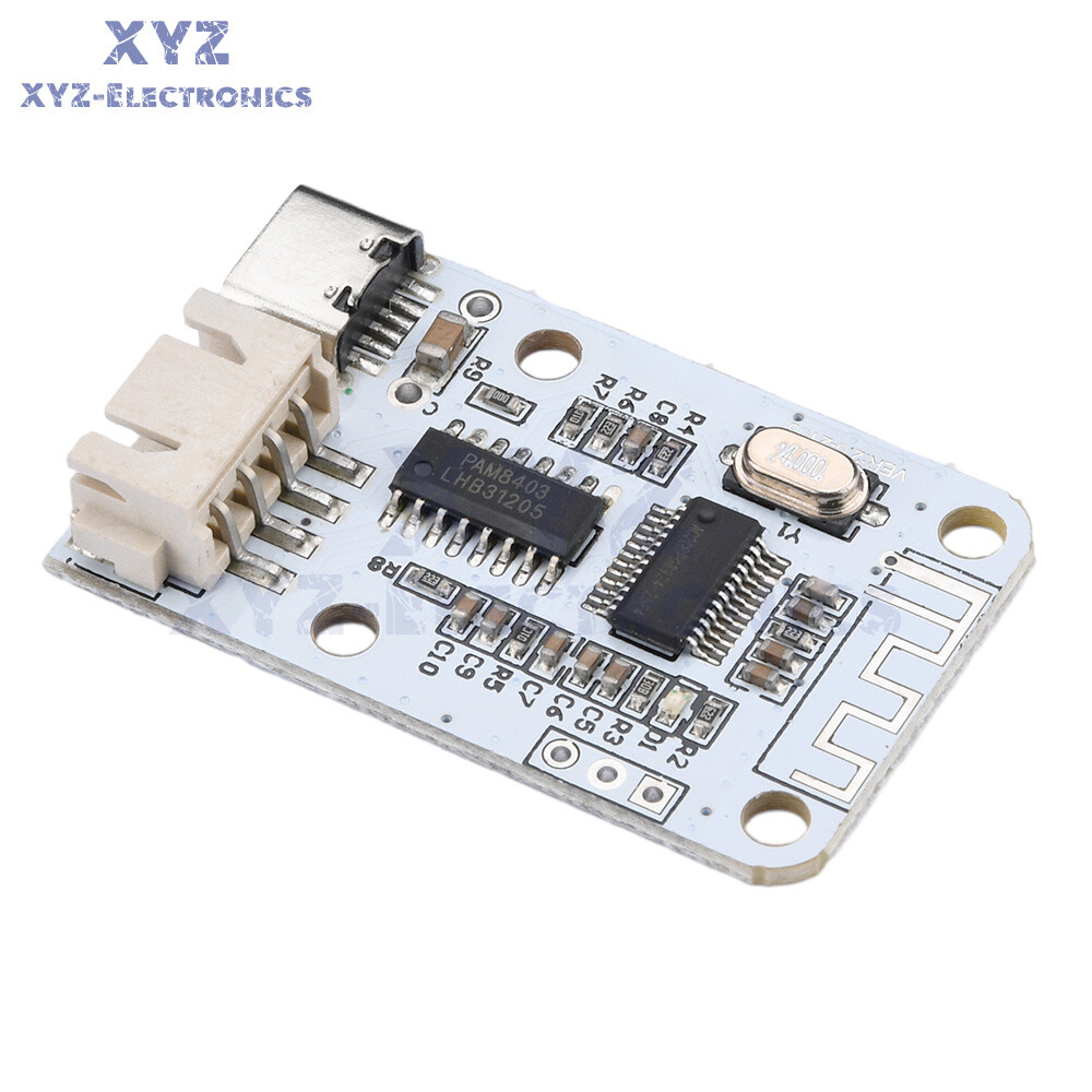 Type-C PAM8403 Bluetooth 5.0 3W+3W Stereo Audio Module Digital Amplifier Board