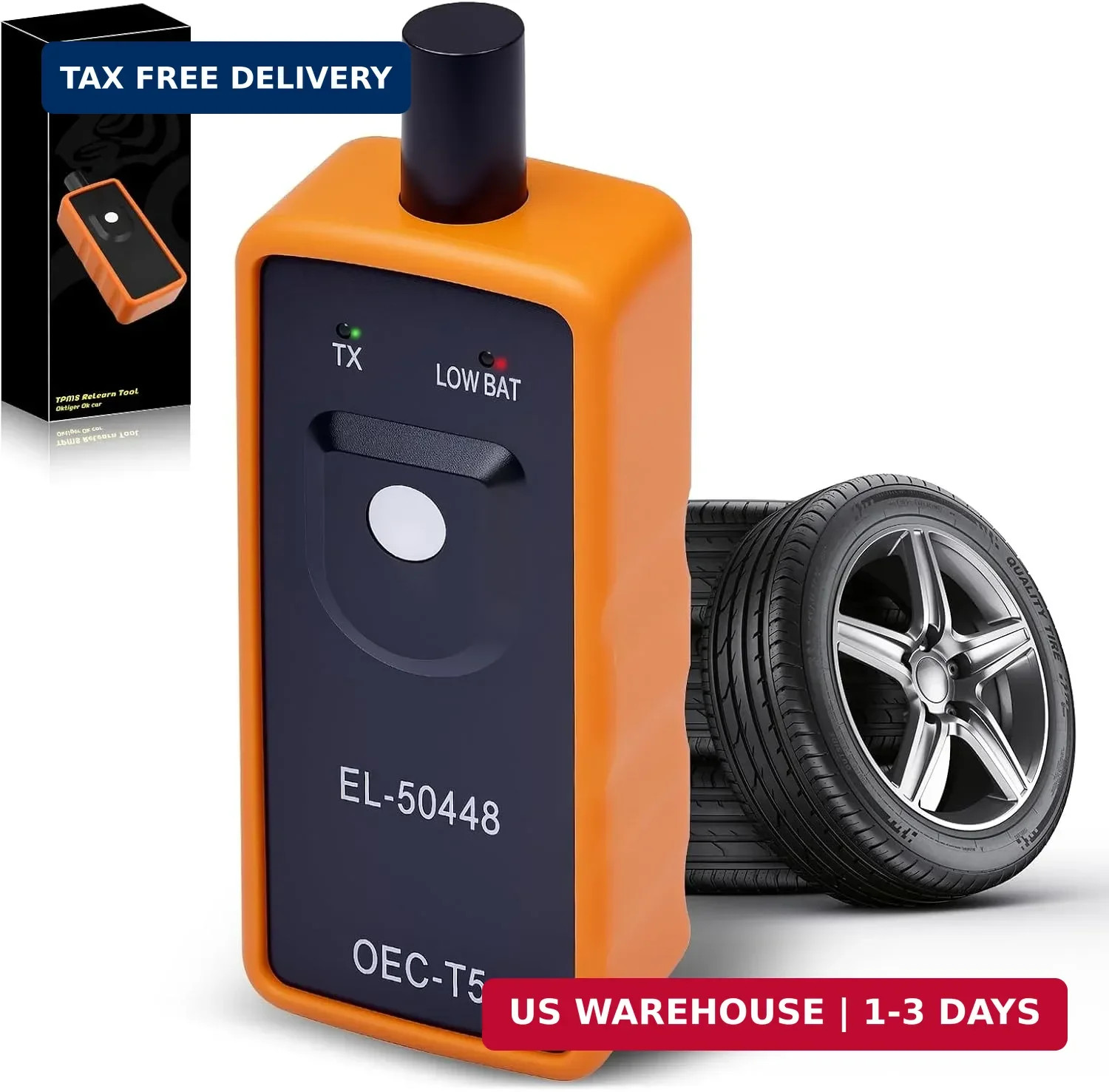 Oktiger TPMS Relearn Tool for GM Vehicles, Tire Pressure Monitor Sensor EL-50448