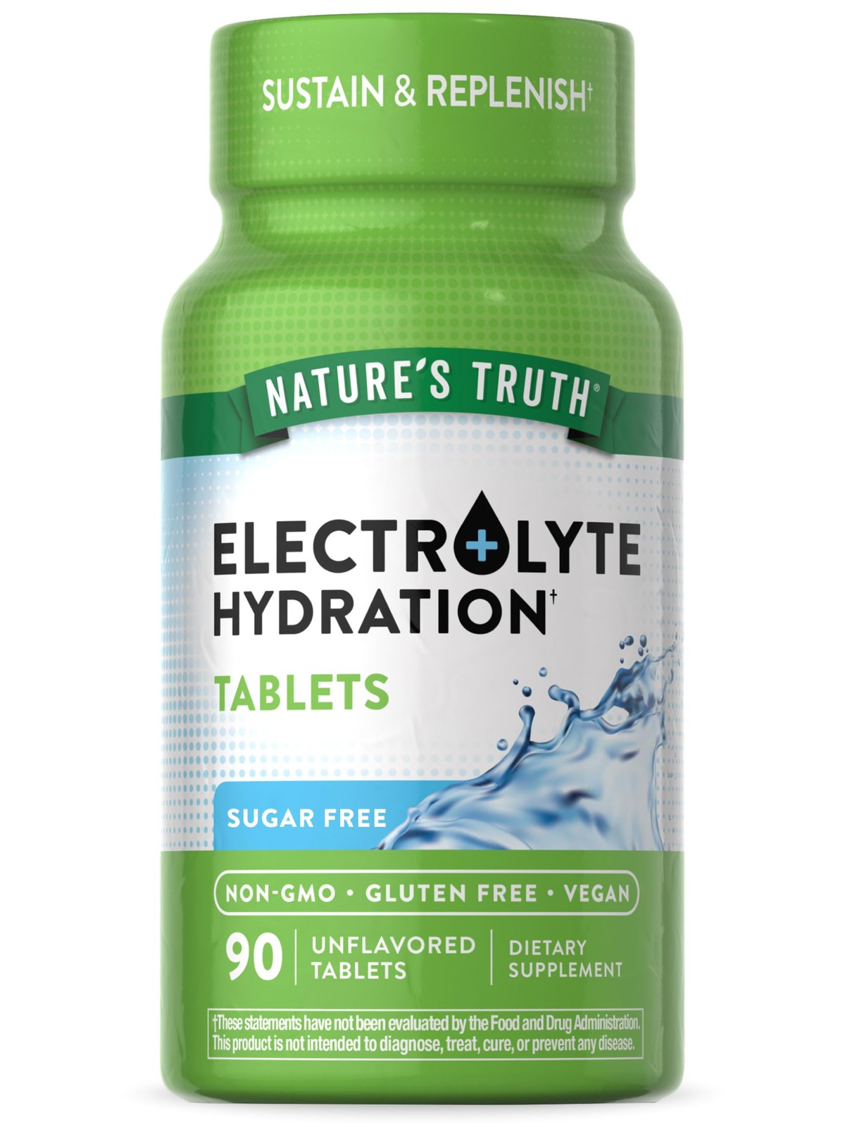 Nature's Truth Electrolyte Tablets | No Sugar | 90 Count 90 (Pack of 1)