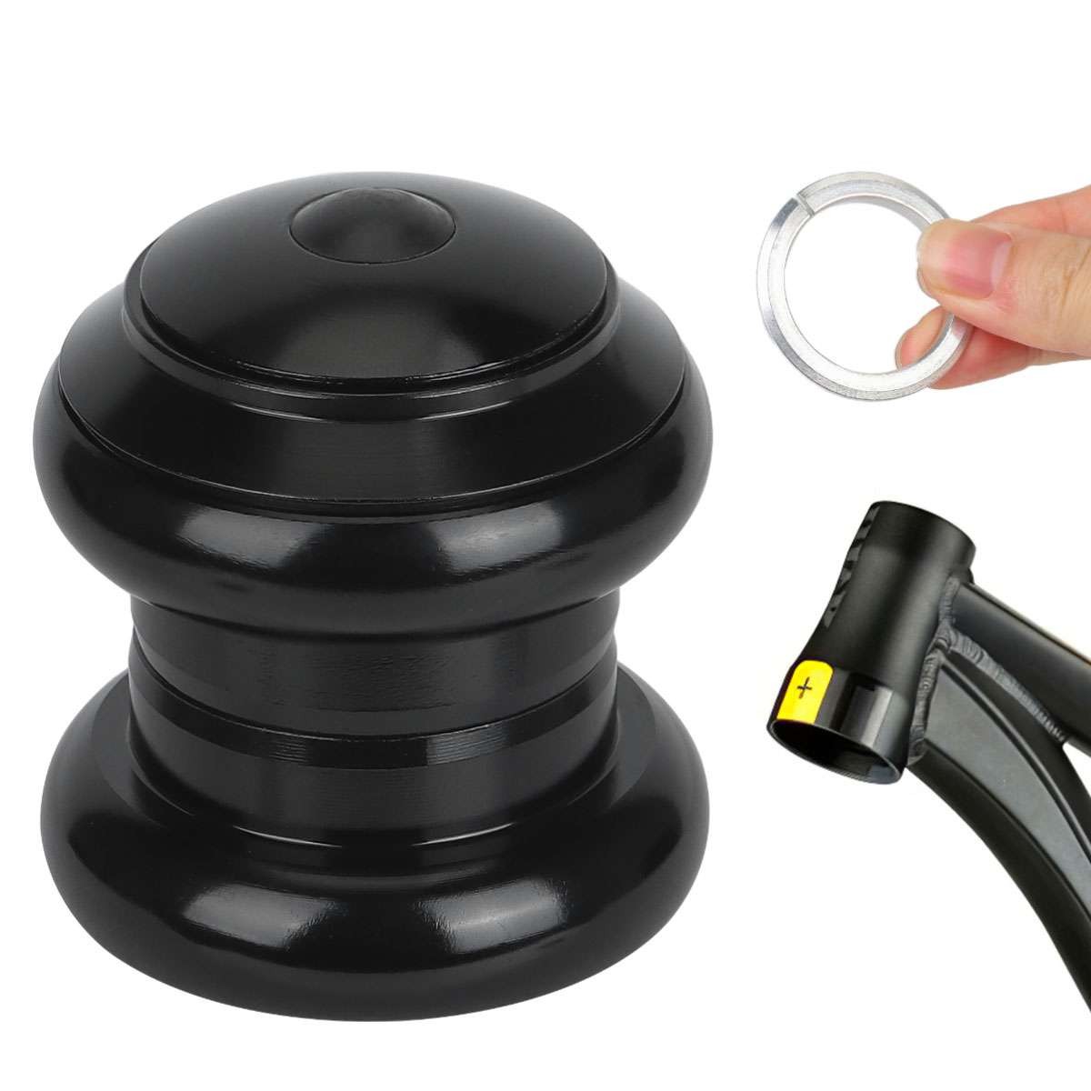 34mm 1-1/8" Threadless Ball External Bearing Headset for 28.6mm Fork MTB Bicycle