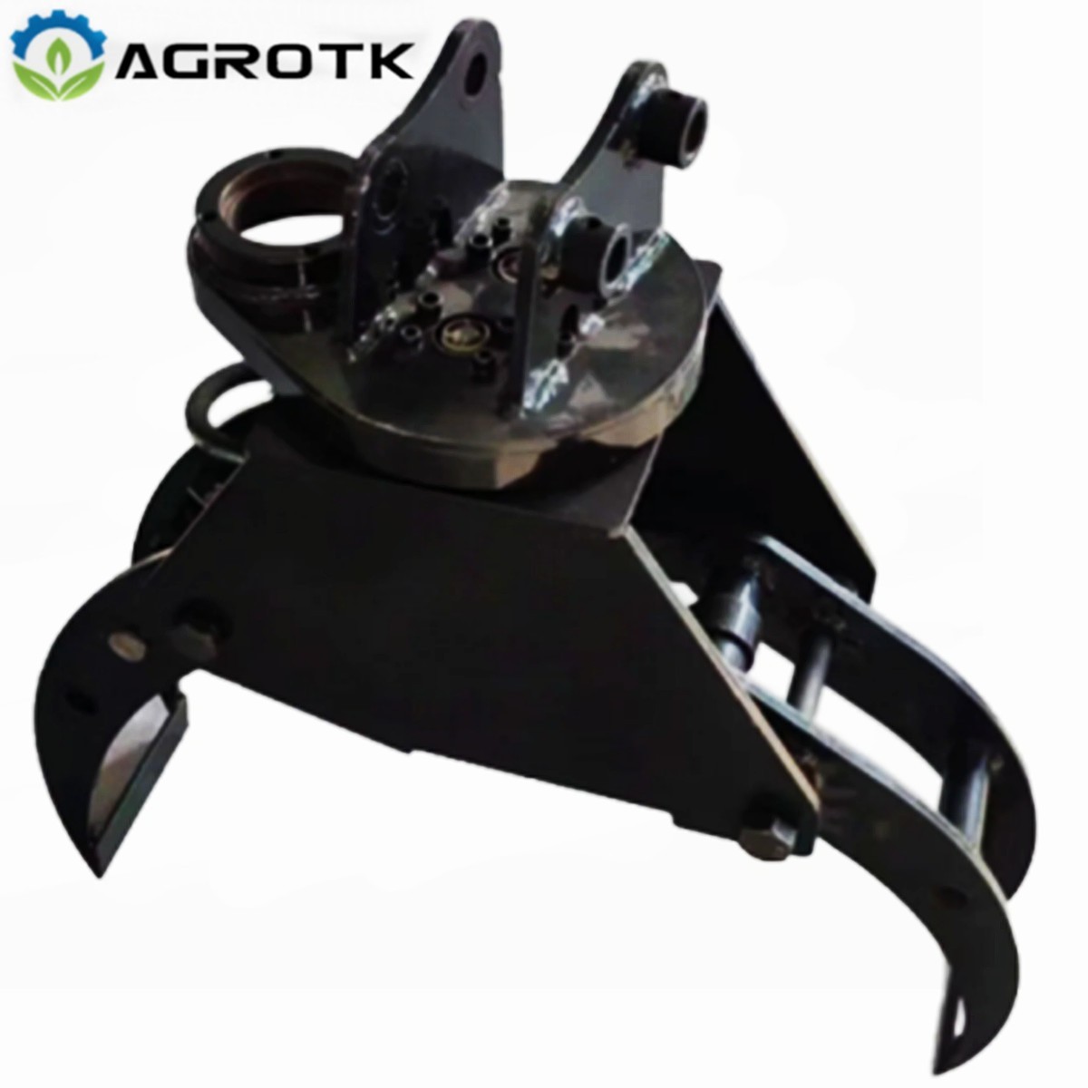 Agrotk Hydraulic Rotation Log Grapple 360° Rotable for Mini Excavator Attachment